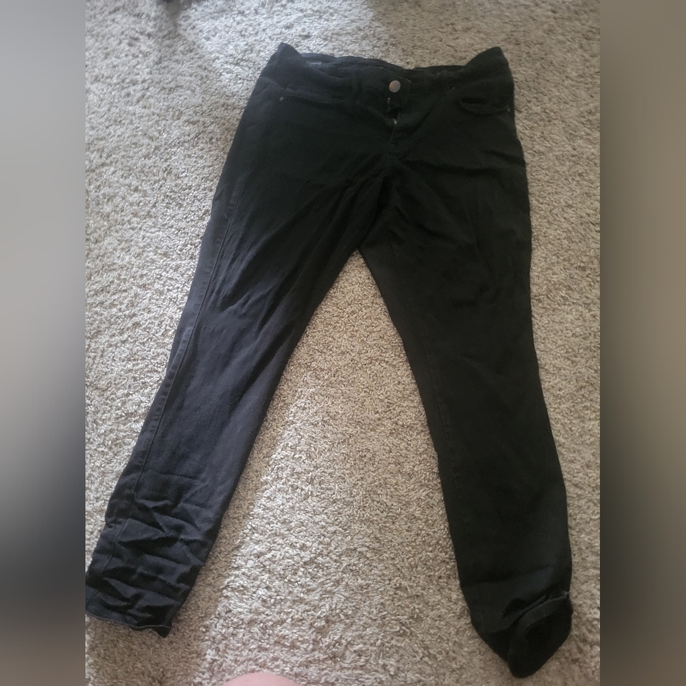 Black jeggings